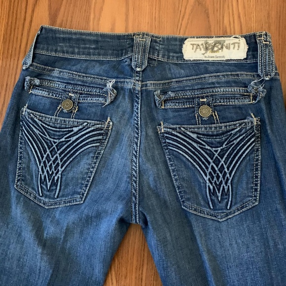 2 Pairs of Jimmy Taverniti Straight Leg Denim Jean - Picture 6 of 6